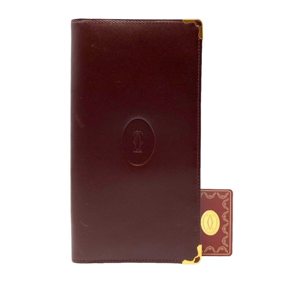 Cartier Must De Cartier Long Wallet / Checkbook Holder